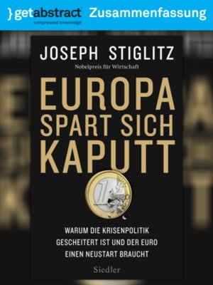 cover image of Europa spart sich kaputt (Zusammenfassung)